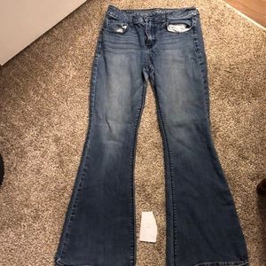 American Eagle, Size 10, High Rise Flare Cut